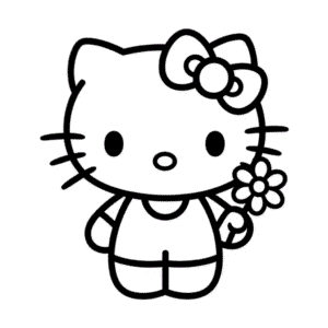 Rysunek Anime Hello Kitty