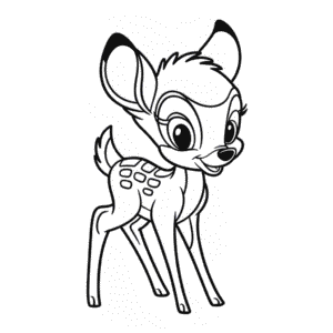 Rysunek Bambi Disney