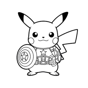 Rysunek Cosplay Pikachu