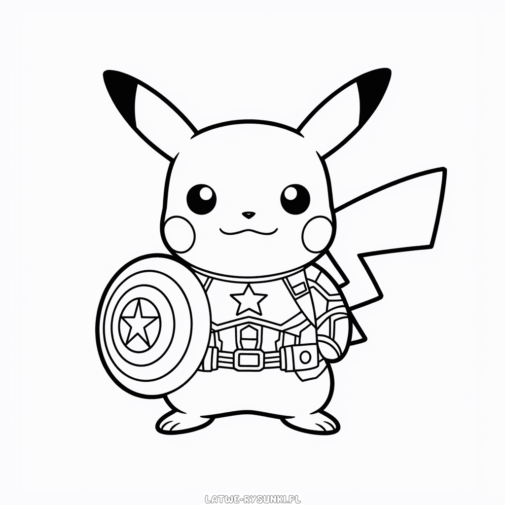 Rysunek Cosplay Pikachu