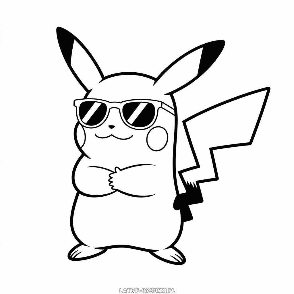 Rysunek Fajny Pikachu