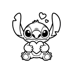 Rysunek Kocham Stitcha