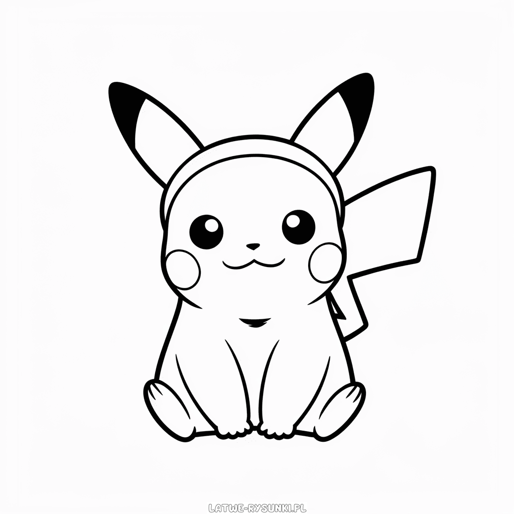 Rysunek Kot Pikachu