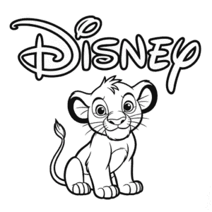 Rysunek Disney Król Lew