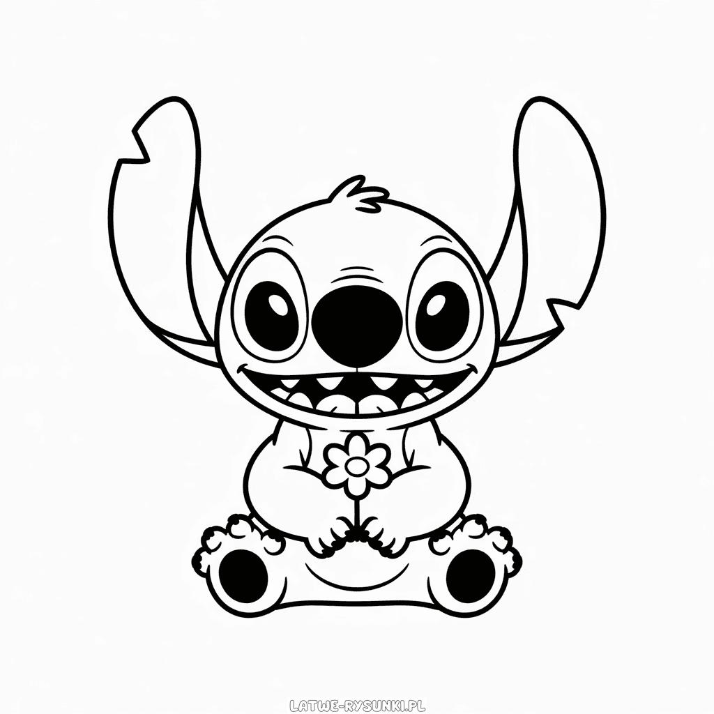 Rysunek Uroczy Stitch