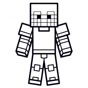 Rysunek Zbroja w Minecraft