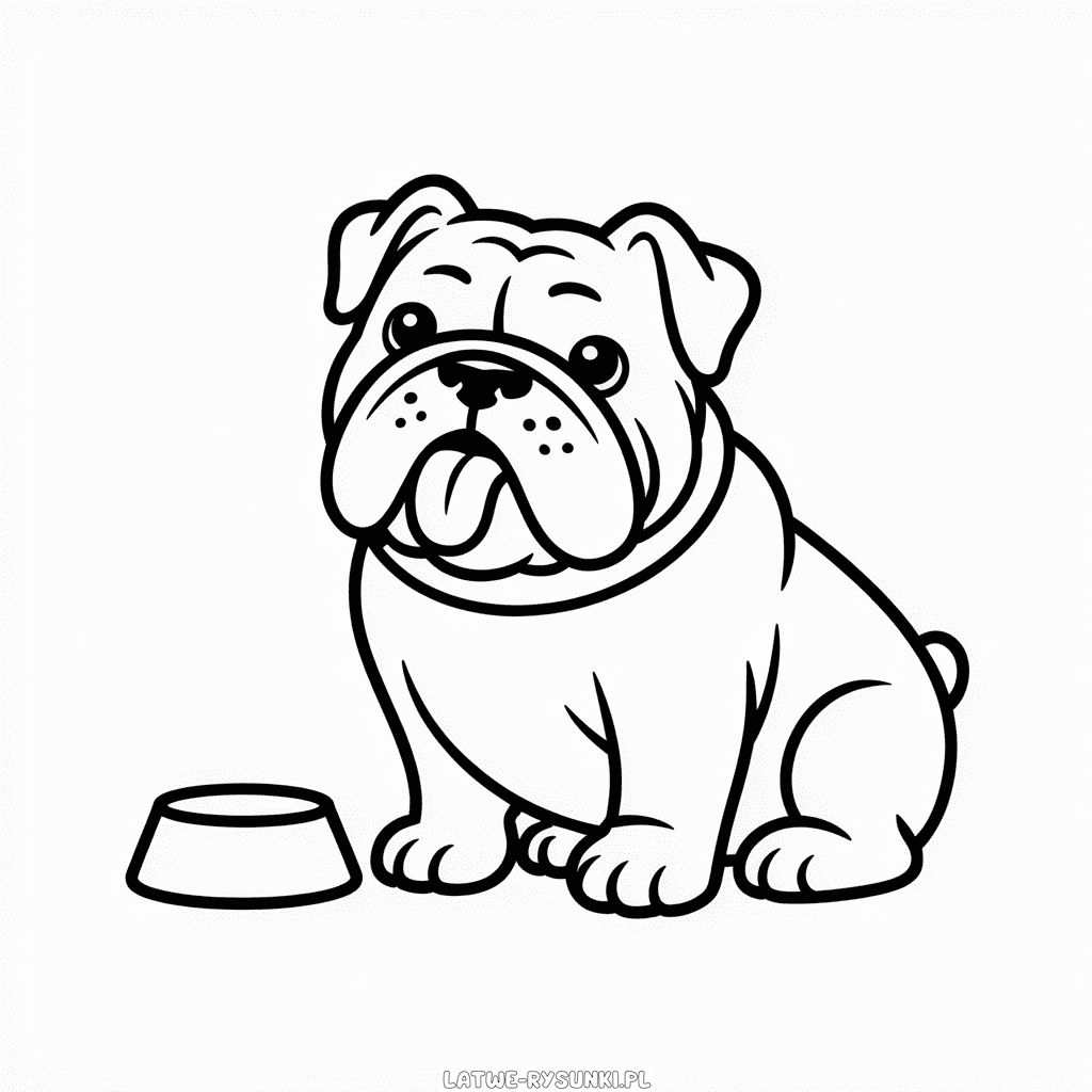 Rysunek Buldog