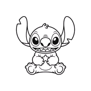 Rysunek Kawaii Stitch