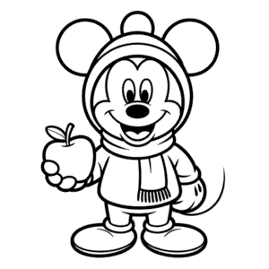 Rysunek Disney Jesienią