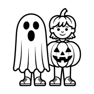 Rysunek Dzieci Halloween