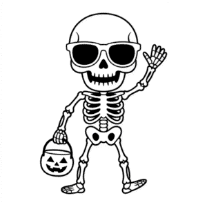 Rysunek Fajne Halloween