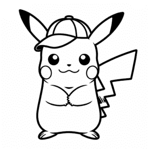 Rysunek Gangsterski Pikachu