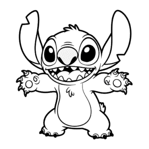 Rysunek Straszny Stitch