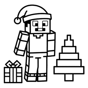 Rysunek Święta w Minecraft