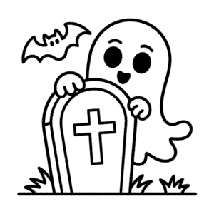 Rysunek Urocze Straszne Halloween