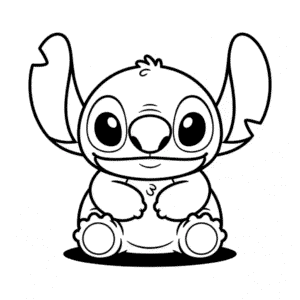 Rysunek "Miękka Pluszowa Lilo i Stitch"