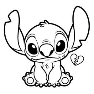 Rysunek Smutny Stitch