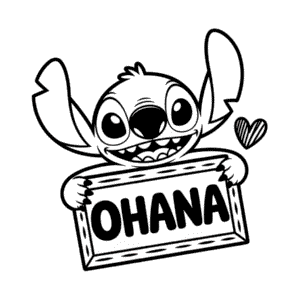 Rysunek Stitch Ohana