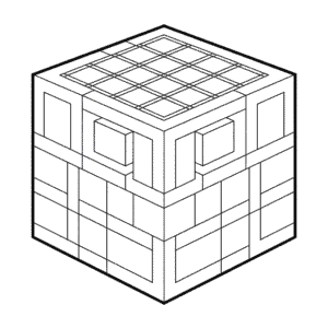 Rysunek Stół Rzemieślniczy Minecraft